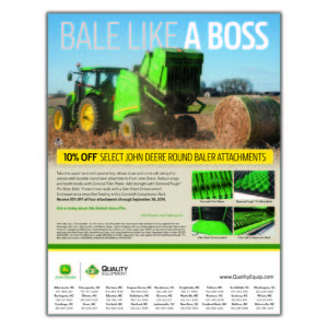 Round Baler Sale Flyer